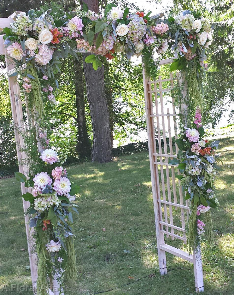 CF0692-Blue Lake House Garden Arch