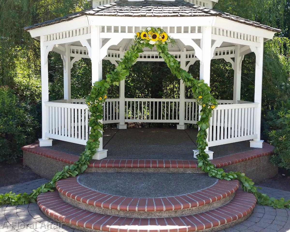 CF0777-Wedding Gazebo with Greenery