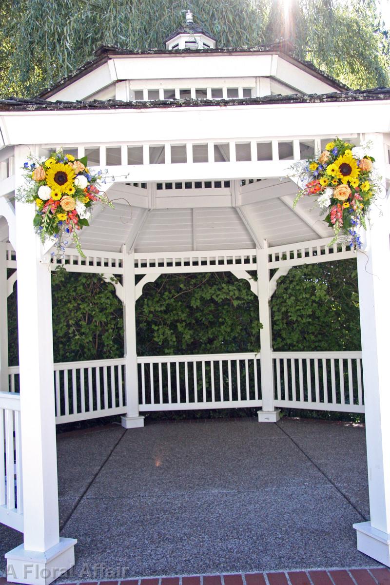 CF0807-Abigail's Garden Gazebo with Flowers