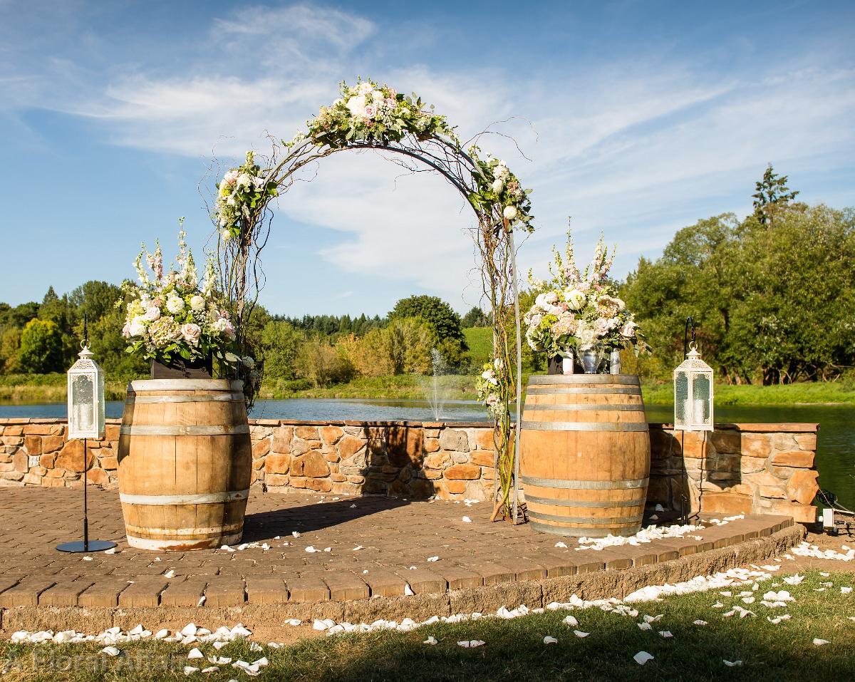 CF0868-Elegant Outdoor Winery Wedding Arch
