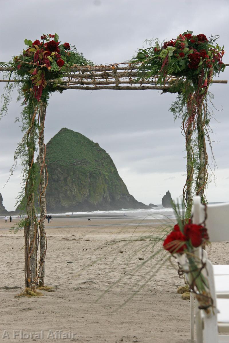 GA0456-Beach Wedding Natural Arch