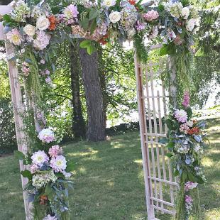 CF0692-Blue Lake House Garden Arch