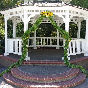 CF0777-Wedding Gazebo with Greenery