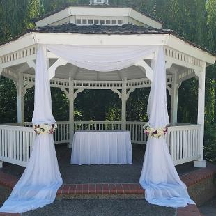 CF0908-Abigail's Garden Gazebo, Floral Tie Back's