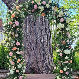 CF9377- Full Flower Arch for Wedding 1