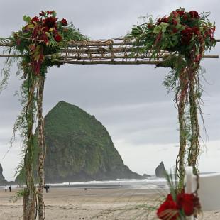 GA0456-Beach Wedding Natural Arch