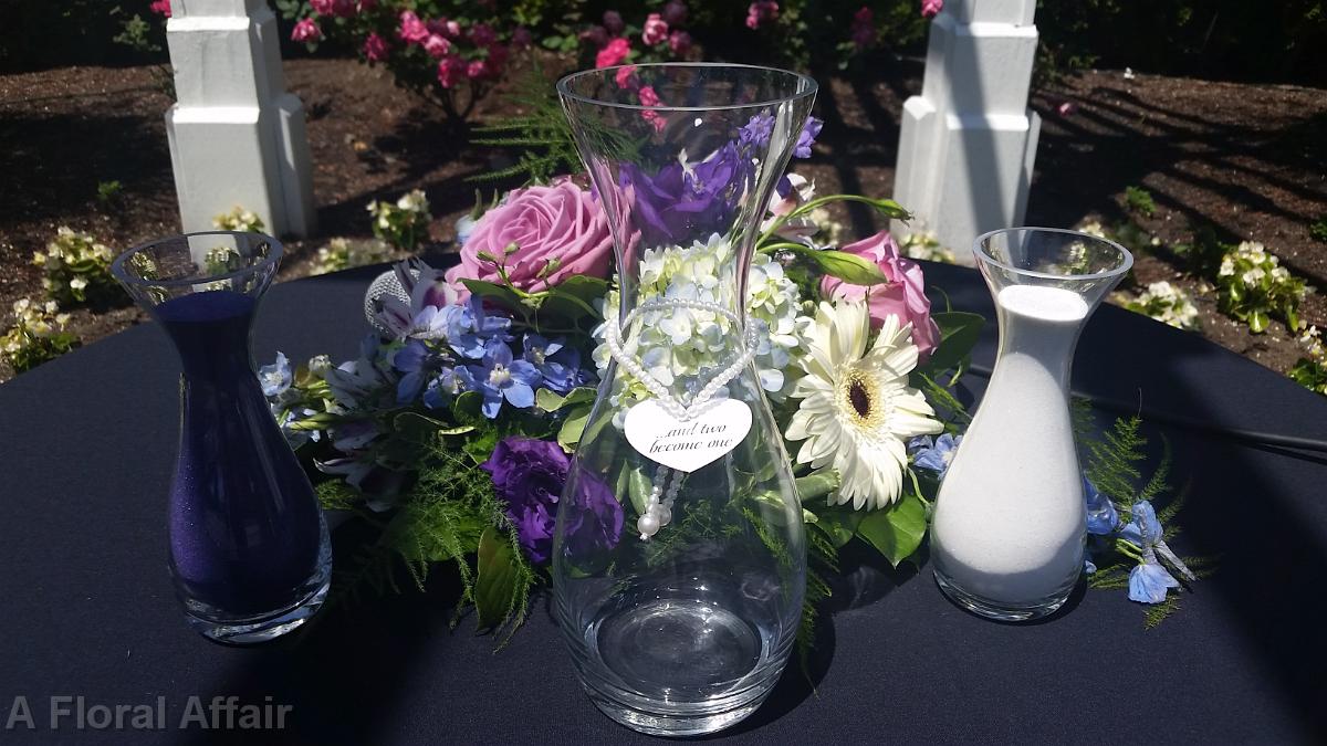 FT0729-Sand Ceremony Table Arrangement