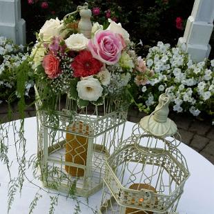 RF1225-Bird Cage Wedding Arrangement