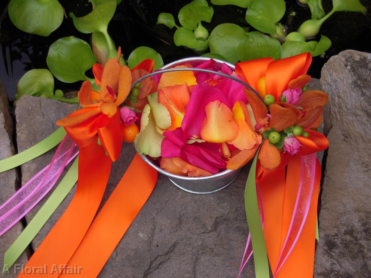 BG0063-Metal Bucket for Flower Girl