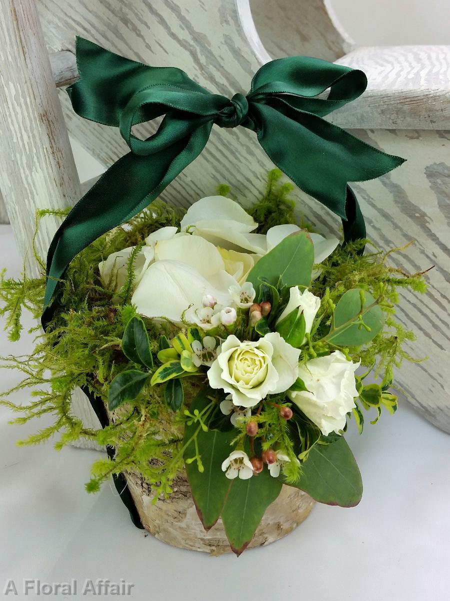 BG0082-Woodland Flower Girl Basket