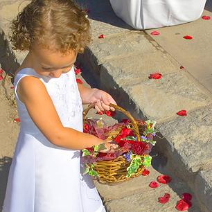 BG0014-Flower Girl Basket