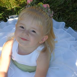 BG0020-Flower Girls Hair Piece