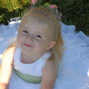 BG0020-Flower Girls Hair Piece