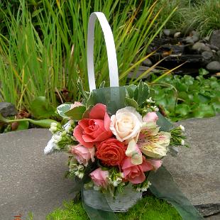 BG0023-Flower Girl Basket