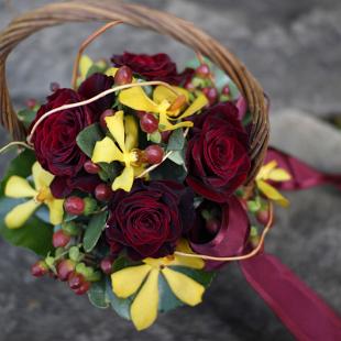 BG0070-Woodland Flower Girls Basket