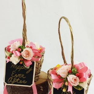 BG0081-Chalk Board Flower Girl Baskets