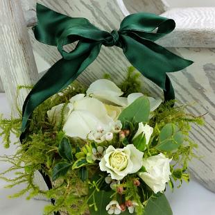 BG0082-Woodland Flower Girl Basket