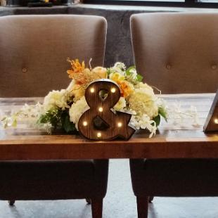 RF1246-Rustic Gold and White Head Table Centerpiece edited-1