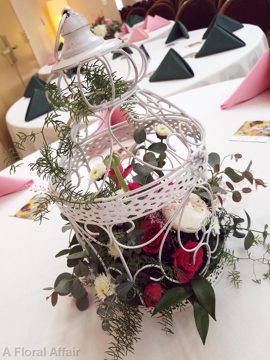 RF1369-Charming Bird Cage Centerpiece