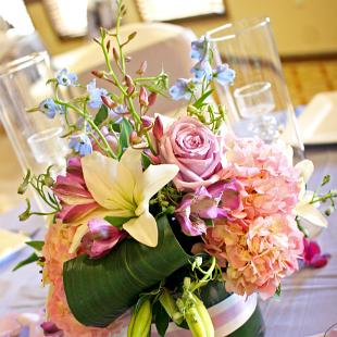 RF0495-Low Pastel Centerpiece