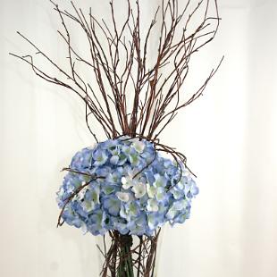 RF1070-Blue, Simple, Elegant Tall Centerpiece