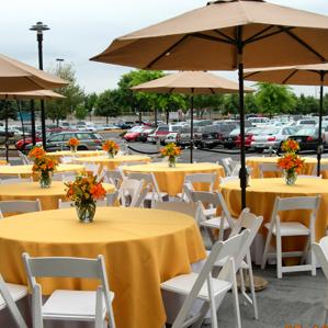 R0773-Traditional Summer, Orange, Yellow, and Green Centerpiece