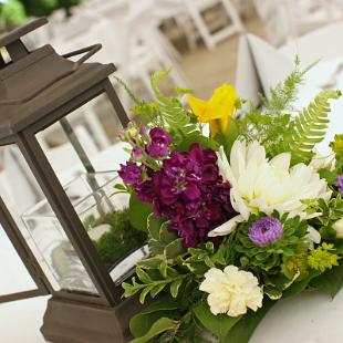 RF0499-Rustic Lantern Centerpiece