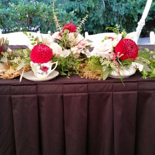 RF1235-Tea Party Wedding Centerpiece