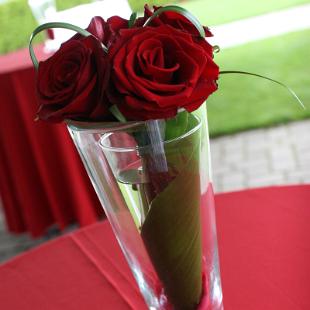 RF1267-Small Red Rose Centerpiece