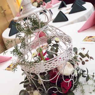 RF1369-Charming Bird Cage Centerpiece