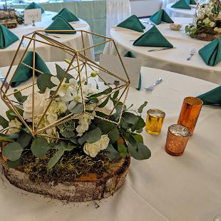 RF1448-Rustic Meets Modern Centerpiece