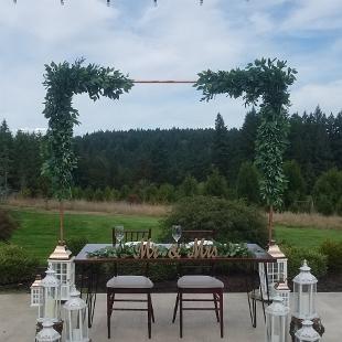 FT0753-Greenery Sweetheart Table Garland