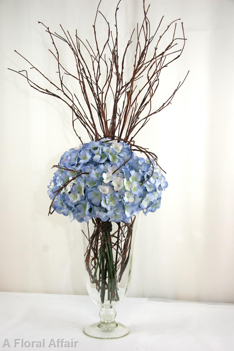 RF1070-Blue, Simple, Elegant Tall Centerpiece