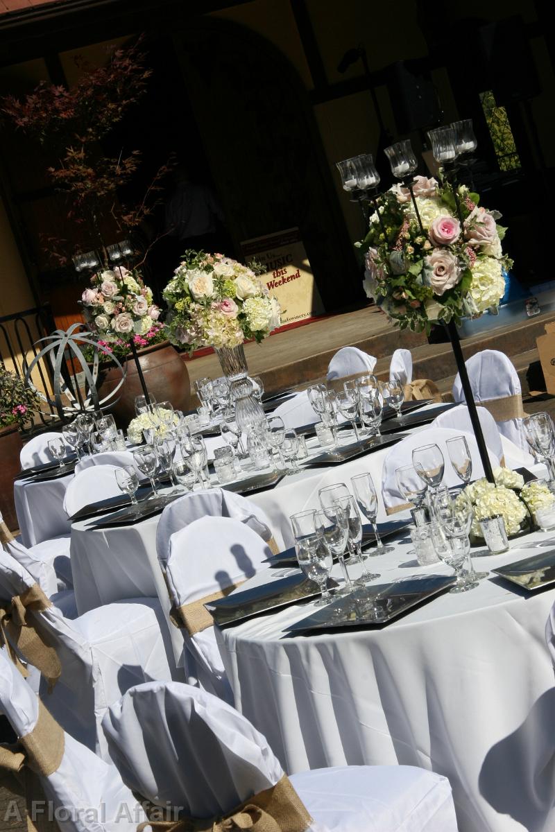 RF1159-Vinyard Wedding Reception Table Settings
