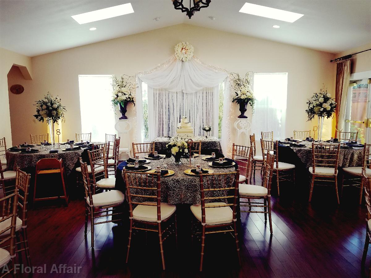 RF1420-Ainsworth House White and Gold Reception