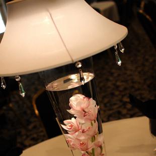 RF1013-Soft Pink Simple Tall Centerpiece