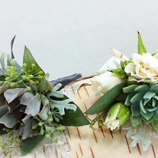 BF0748-Succulent Boutonniere