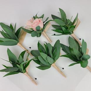 BF0797-Greenery Boutonnieres