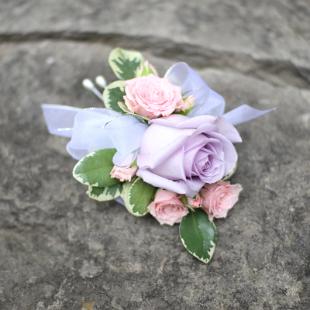 BF0458-Lilac and Pink Garden Corsage