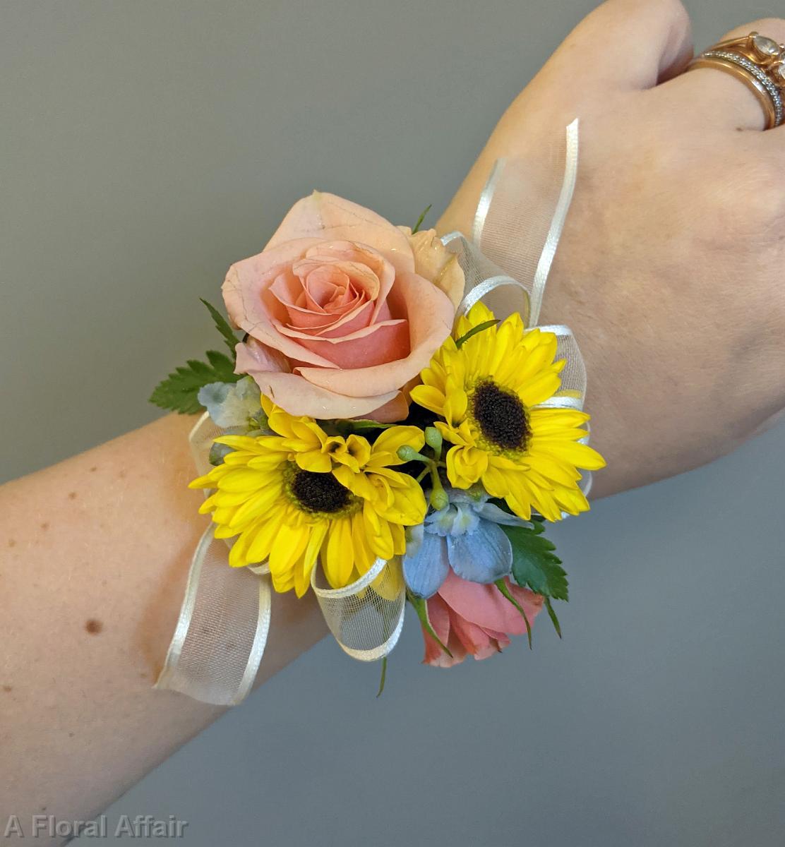 BF0819-Sunflower Wrist Corsage edited-1