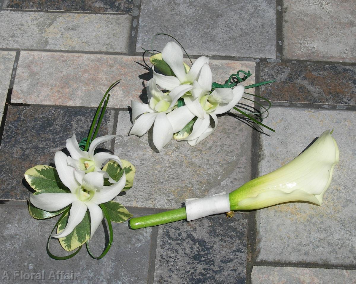 BF0112-Garden Orchid and Calla Lily Body Flowers