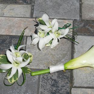 BF0112-Garden Orchid and Calla Lily Body Flowers