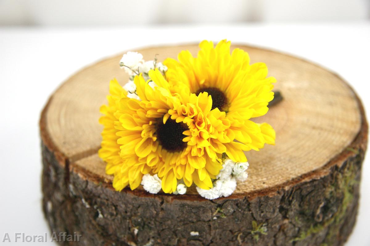 BF0606-Summer Yellow Boutonniere